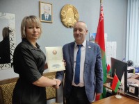 Благодарственное письмо Президента Республики Беларусь вручено Елене Ткачук