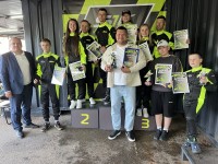 Результаты гоночных заездов. Первенство по картингу.