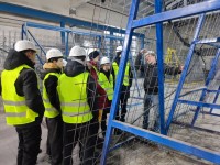 Студенты колледжа стройтехнологий заглянули в арматурное сердце завода КПД ОАО "Гродножилстрой"