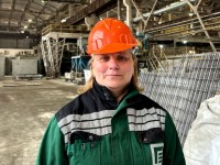 Женское лицо гродненской стройки: высота —  стихия  Валентины Остапчени